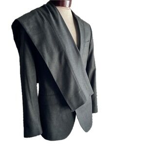 Bonobos Single Breasted Business Flannel Wool Suit Blazer‎ Olive Green Size 38R